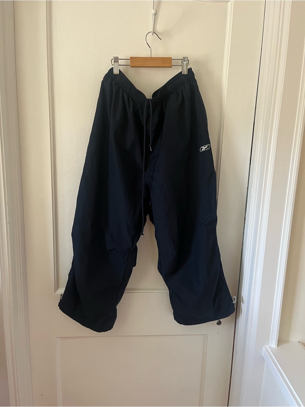 Reebok Navy Blue Athletic Capris